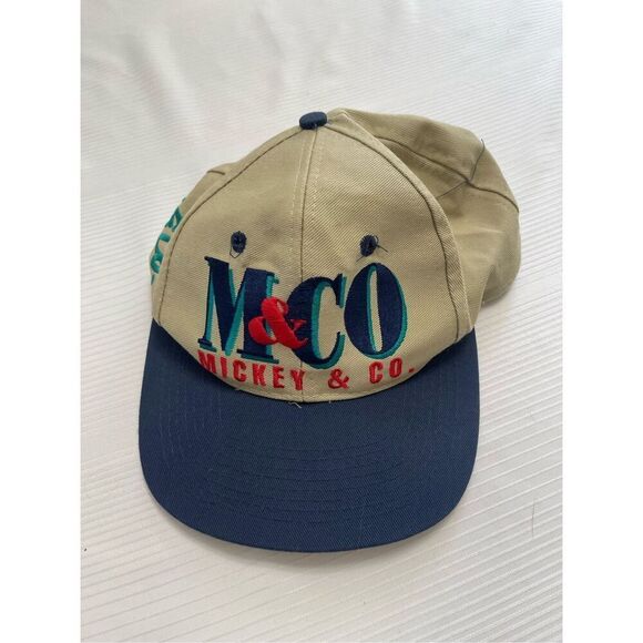 Vintage Universal 90s Disney Mickey Mouse & Co. Embroidered Snapback Hat - Picture 1 of 8